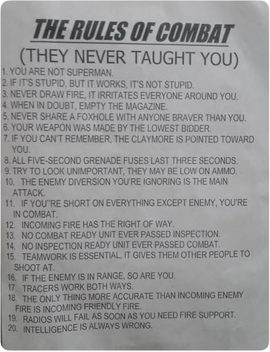 Rules of Combat